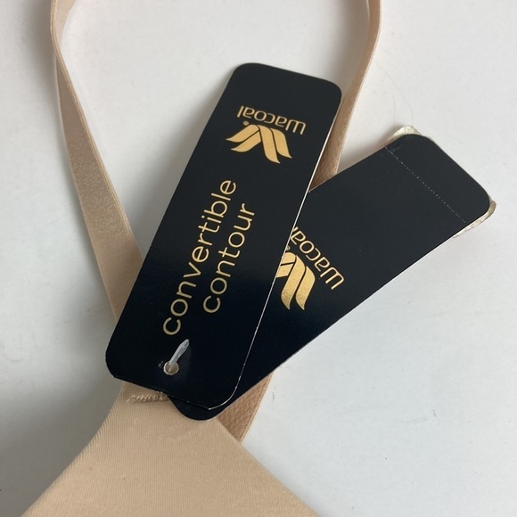 Wacoal NWT Soft Seductive Front Close Convertible Contour Bra 853108 32C Neutral - Picture 4 of 12